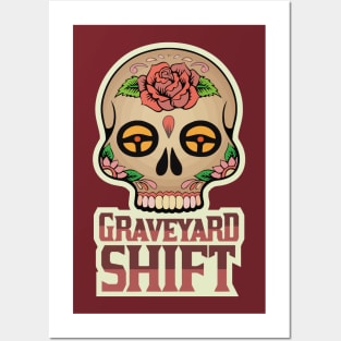 Grave Yard Shift (logo) Posters and Art